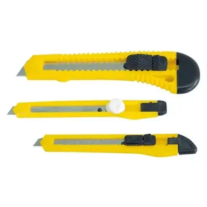 Utility Knife MEGA 30203 with Breakaway Blade for Wallpaper, Pack of 3