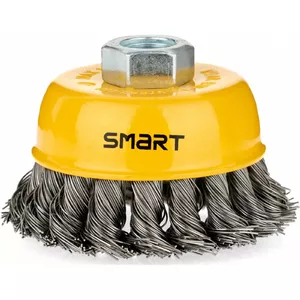 Wire Pot Brush Smart 75 mm braided head, kitchen pot and pan cleaning brush