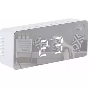 Alarm clock Camry AD 1189 W – analog/digital bedside alarm clock, white