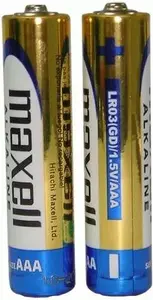 Baterija AAA (R03) MAXELL — 2 gab., sārmainā
