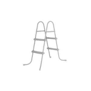 Ladder Bestway Above Ground Pool Ladder 84 cm Metal Plastic Grey