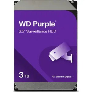 Internal hard drive Western Digital Purple 3 TB 5400 RPM 64 MB 3.5" SATA III