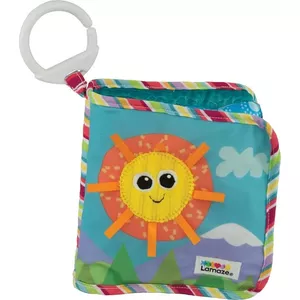 Mīkstā izpētes grāmatiņa TOMY Lamaze Classic Discovery Book zīdaiņiem, ar skaņu, daudzkrāsaina