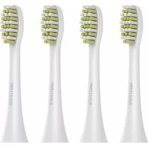 Toothbrush Brush Heads 4Swiss Daily Clean White, pack of 4, compatible replacement heads
