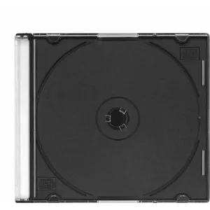 Vāciņš No name Slim Case 44843 melns, biezums 5.2 mm optiskajiem diskiem