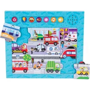 Children's Sound Puzzle Dumel — Dźwięki wokół nas: Vehicles (interactive sound puzzle)