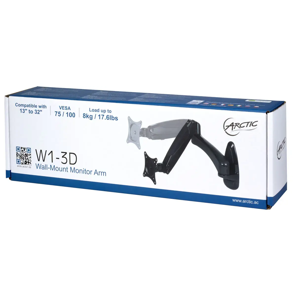 Monitoru sienas stiprinājums ARCTIC W1-3D Photo 12