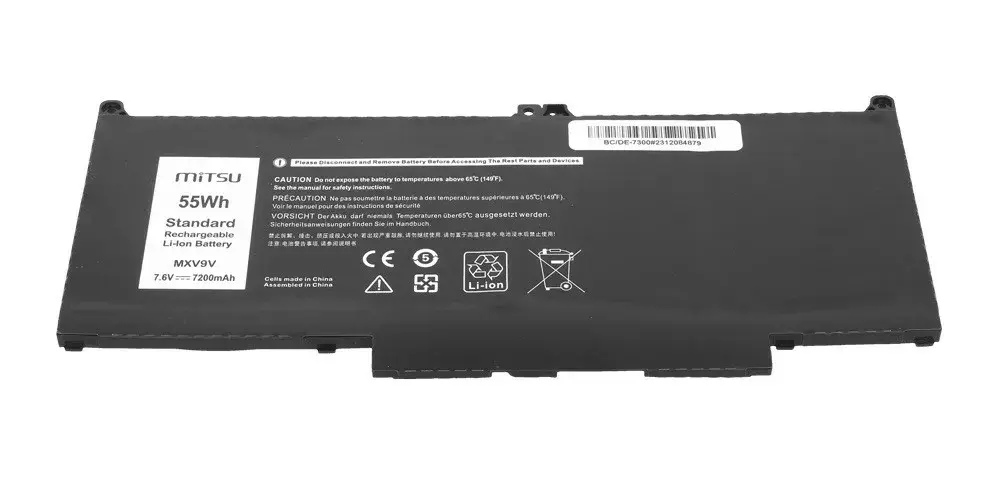 Akumulators MITSU priekš DELL Latitude MXV9V Photo 2