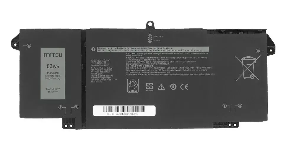 MITSU Laptop Battery for Dell Latitude 5320 7320 7420 7520 Photo 2