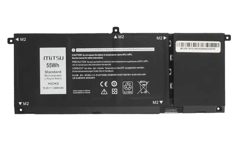 MITSU Laptop Battery for Dell Inspiron 3600mAh 55Wh 15.2V Photo 2