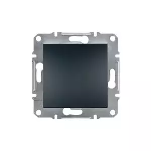Schneider Electric Asfora push button (no frame), screw terminals, anthracite, model EPH0800371