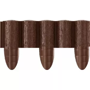 Garden edging palisade Cellfast Eco brown 17 cm × 2.4 m, 5 sections