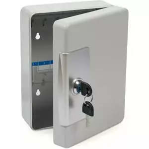 Atslēgu skapis ARGO (modelis 200C-22K) — sienas stiprināms metāla atslēgu uzglabāšanas skapītis ar numurētām āķēm
