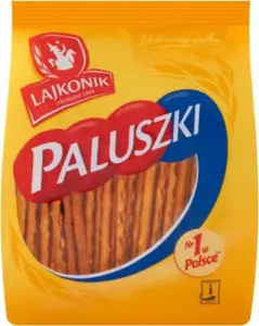 Snack sticks Lajkonik Paluszki słone 200 g — Lajkonik savory pretzel sticks