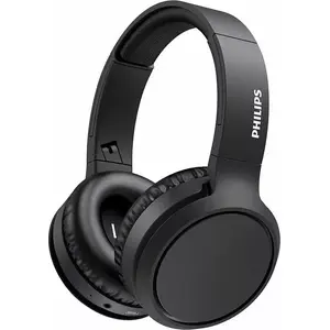 Austiņas-ar-garnitūru Philips TAH5205BK/00 — vadu un bezvadu (Bluetooth), USB-C, 20–20000 Hz, 10 m, melnas