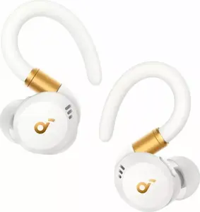 Наушники Soundcore Sport X20 — беспроводные внутриканальные для звонков, музыки и спорта, белые