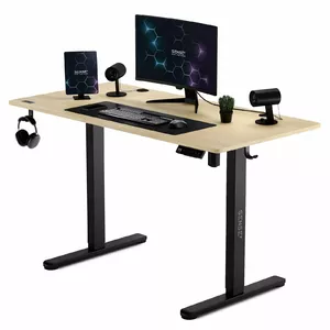 Ergonomic desk Sense7 Nojo 120x60 Black Pine – 120×60 cm work surface, black pine finish