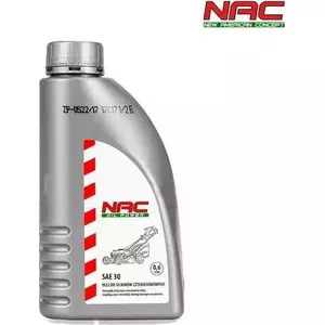 NAC SAE30 4-Stroke Lawn Mower Engine Oil 0.6L
