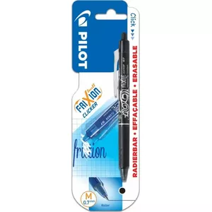 Gēla pildspalva PILOT Clicker Frixion melna (dzēšama tinte) — PILOT PIÓRO KULKOWE PI BLRTFR7BX1