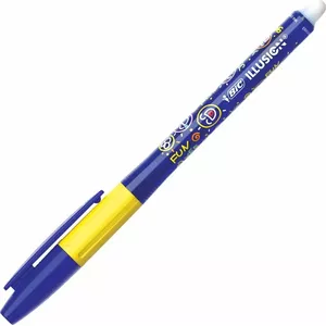 Gel pen BIC Gelocity Illusion — blue ink, medium tip