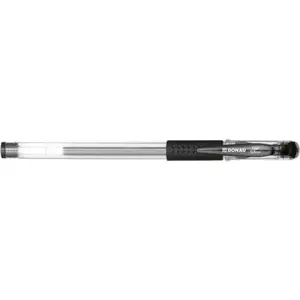 Gel pen Donau 0.5 mm black — fine-point gel ink pen