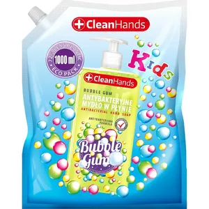 Liquid antibacterial hand soap refill Chemia CLEAN HANDS 1000 ml — bubblegum scent