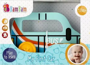 Toy car vehicle Bambam BAM BAM POJAZD AUTO MIEJSKIE MIX4 19x14x8 cm