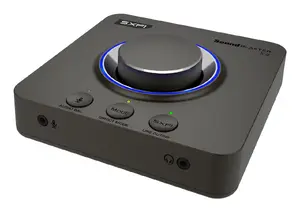 External USB Sound Card Creative Sound Blaster X4 — 7.1 channels, 24-bit, 114 dB SNR, black
