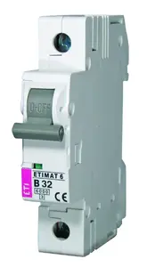 Automāts Eti-Polam ETIMAT 6 1‑polu 6 kA B16 002111516