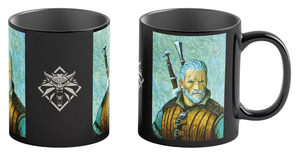 Керамическая кружка cenega publishing The Witcher Geralt & Van Gogh 0,45 л Photo 2