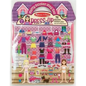 Atkārtoti lietojami apģērba uzlīmes Melissa & Doug 12195 — noņemamas tekstila uzlīmes pārvērtībām