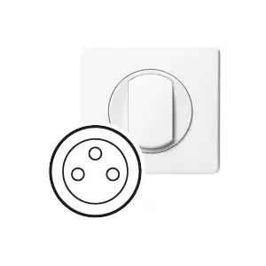 Socket Legrand Celiane White Type E 10 pcs