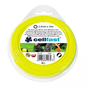 Леска для триммера Cellfast круглая 2,4 мм x 15 м (CF35004)