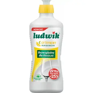 Средство для мытья посуды Ludwik Лимон 450 г — жидкость для посуды Ludwik, 450 г