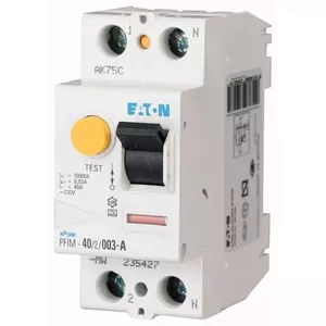 Устройство защитного отключения Eaton PFIM-25/2/003-G, 2 полюса, 25А, 30мА, тип AC/G