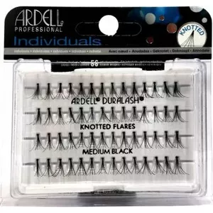 False eyelashes Ardell Individuals Medium Black – 56 pcs, individual medium-length clusters