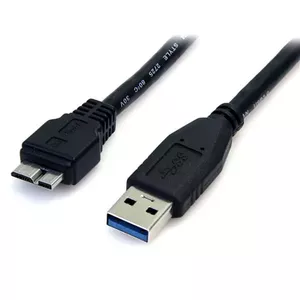 USB 3.2 Gen 1 SuperSpeed Cable 0.5 m — StarTech USB A to Micro‑USB B (Black)