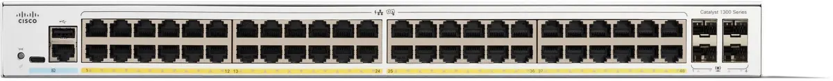 Cisco C1300-48FP-4G pārvaldāms L2/L3 Gigabit Ethernet