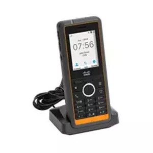 Беспроводная трубка DECT Cisco CP-6825-RGD-CE-K9, SIP DECT телефон, TFT дисплей 2", громкая связь, Bluetooth, чёрный