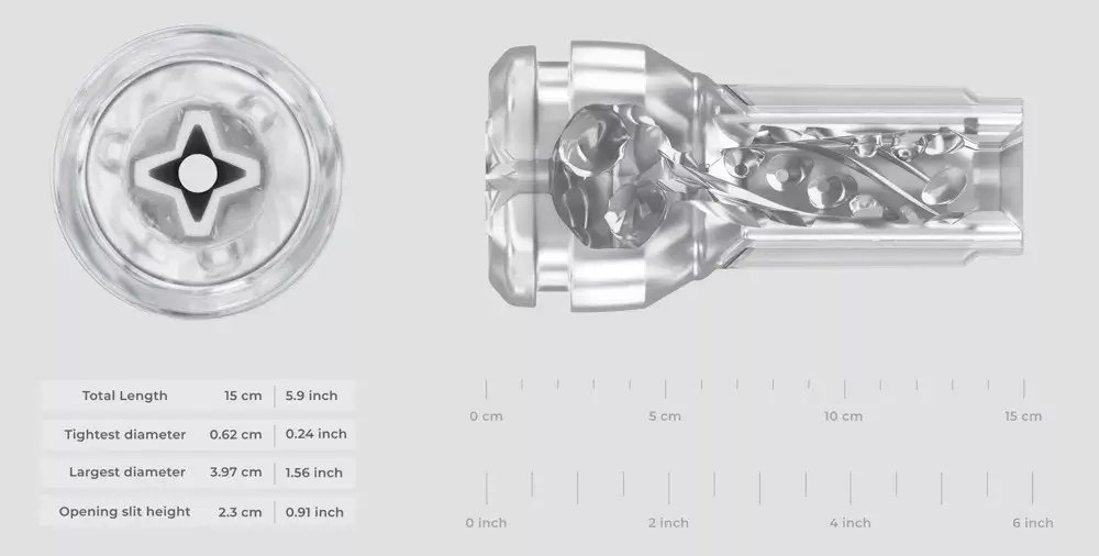 Мастурбатор Kiiroo Feel Pocket Stroker Crystal + PowerBlow Photo 7
