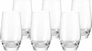 Glass Tumblers LEONARDO Puccini set of 6, 365 ml, transparent, 75 mm diameter