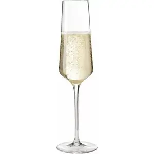 Champagne flute LEONARDO Puccini — set of 6, 280 ml, glass, Ø 5 cm, H 260 mm