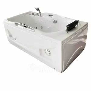 Massage bathtub AMUE AMUS-1050R, right drain, 174×88 cm