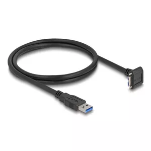 DeLOCK USB kabelis 1m USB A Micro-USB B Melns 5 Gbit/s