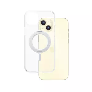 Чехол PanzerGlass iPhone 15 Plus Прозрачный Серебряный Подставка MagSafe