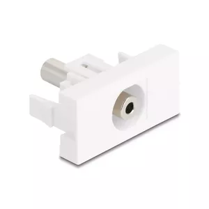 Socket outlet DeLOCK 90848 2 x 3.5mm Male White