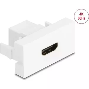 DeLOCK 90850 Socket-Outlet 2 x HDMI White Male Connector