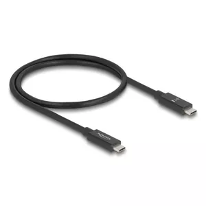 DeLOCK USB kabelis 0.5m USB C Melns 80 Gbit/s