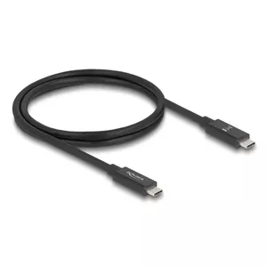 USB кабель DeLOCK 81211 1 м USB C Черный 80 Гбит/с