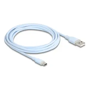 Кабель DeLOCK USB 2.0 2.5м USB A USB C Синий